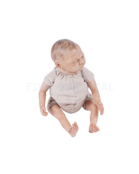 New Born Baby Hand Painted Hair